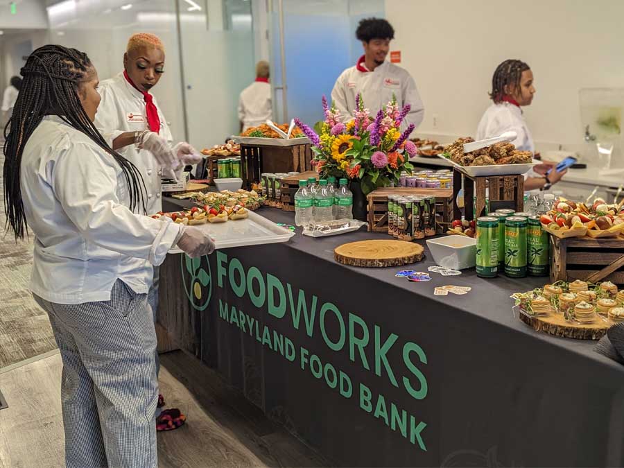 FoodWorks students cater an event